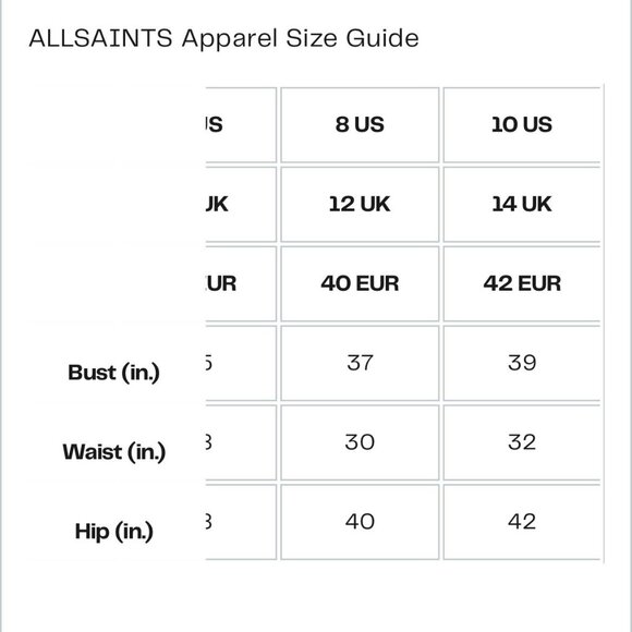 ALLSAINTS Mika Hooded Metallic Down Puffer Jacket 10 Women Medium Ski - Picture 3 of 8